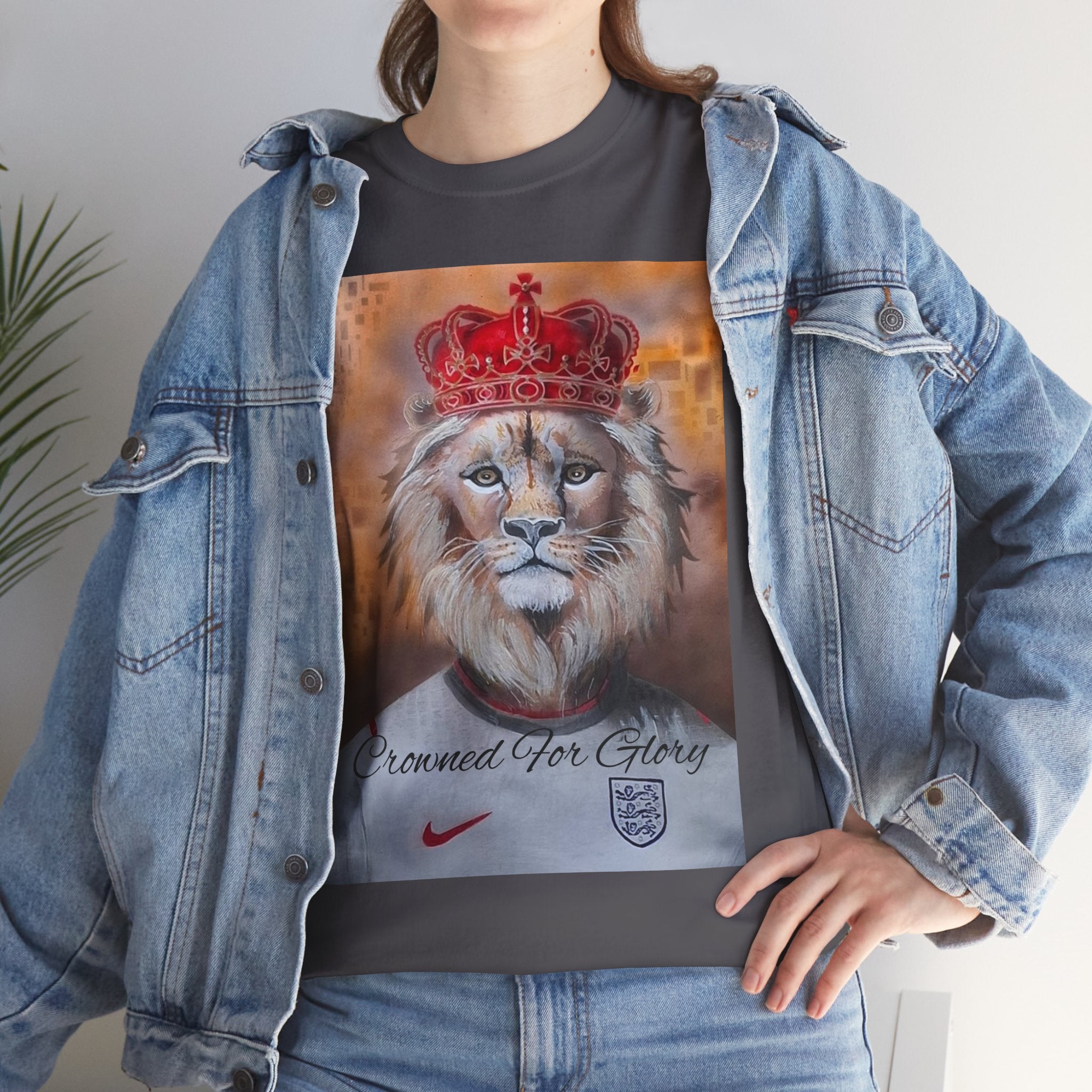 "Crowned For Glory" -  Lion King Crown TeeGraphic T-Shirt