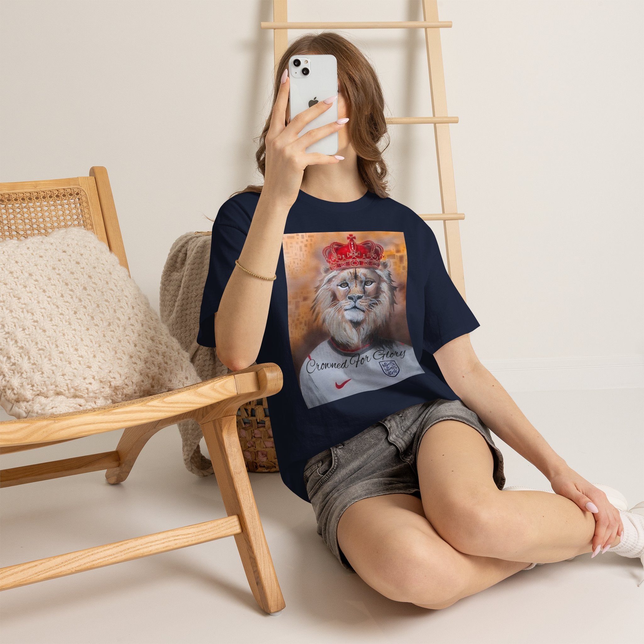 "Crowned For Glory" -  Lion King Crown TeeGraphic T-Shirt