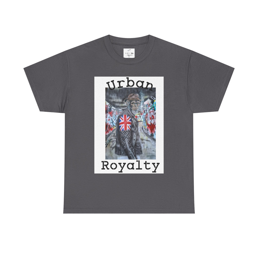 Urban Royalty T-Shirt — Street Art Monkey with Union Jack Graphic