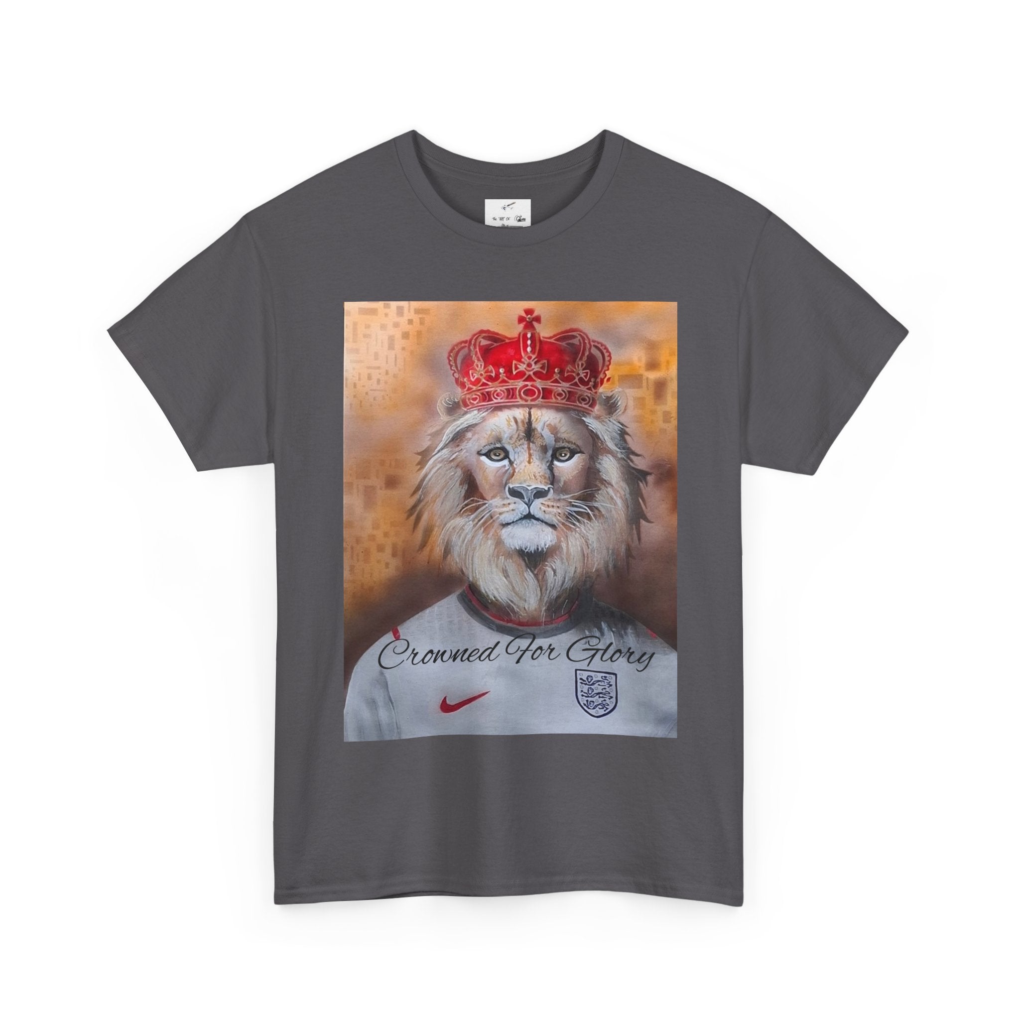 "Crowned For Glory" -  Lion King Crown TeeGraphic T-Shirt