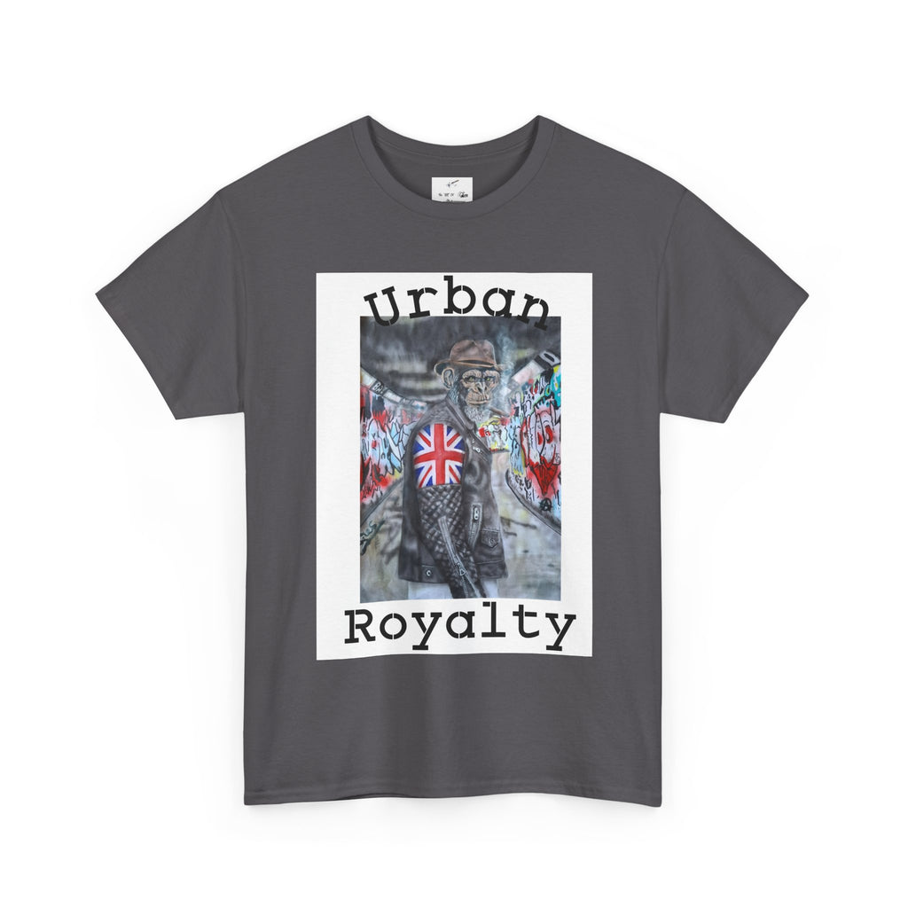 Urban Royalty T-Shirt — Street Art Monkey with Union Jack Graphic