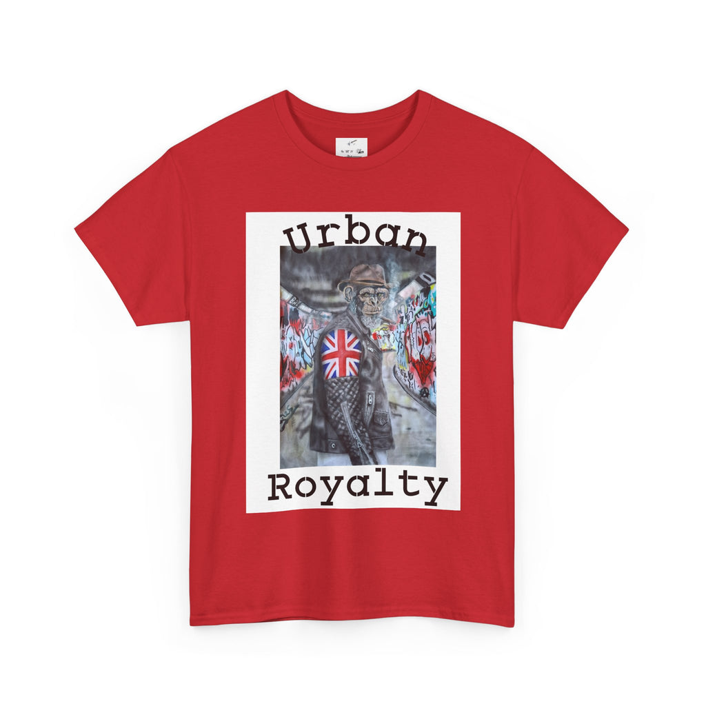 Urban Royalty T-Shirt — Street Art Monkey with Union Jack Graphic