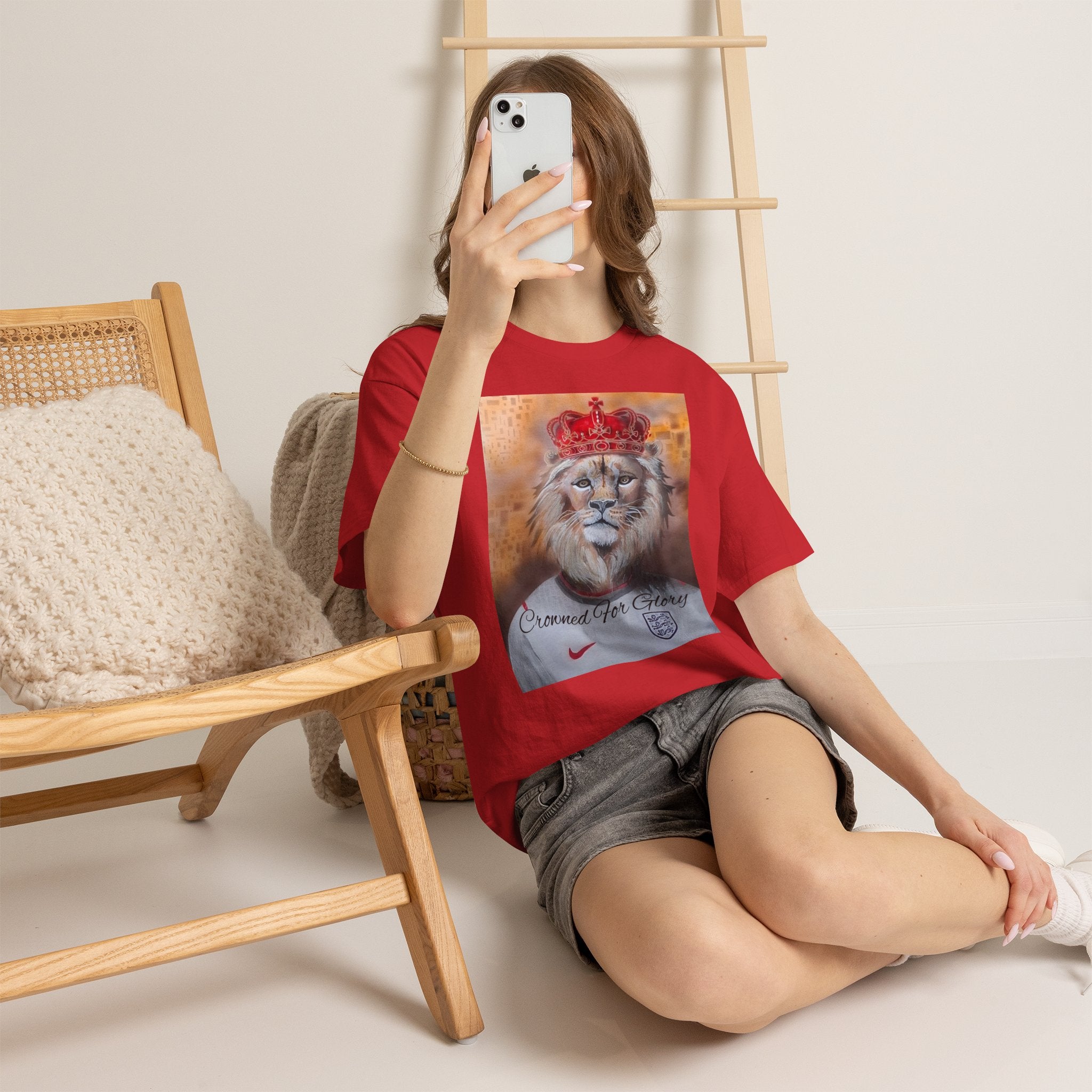 "Crowned For Glory" -  Lion King Crown TeeGraphic T-Shirt